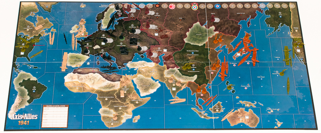 Axis & Allies 1941 Preview: Game Setup & Map