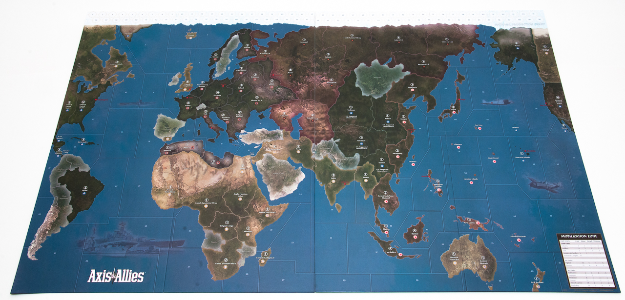 Axis & Allies 1942 Second Edition Preview: Map and Setup | Axis
