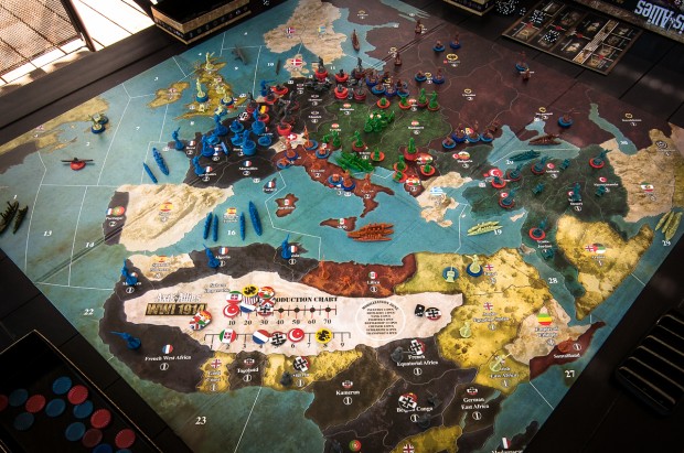 Axis & Allies 1914 Game in Progress