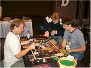 David, Roland, and Barry at GenCon SoCal A&A Revised Finals: I'm wearing the gray t-shirt.