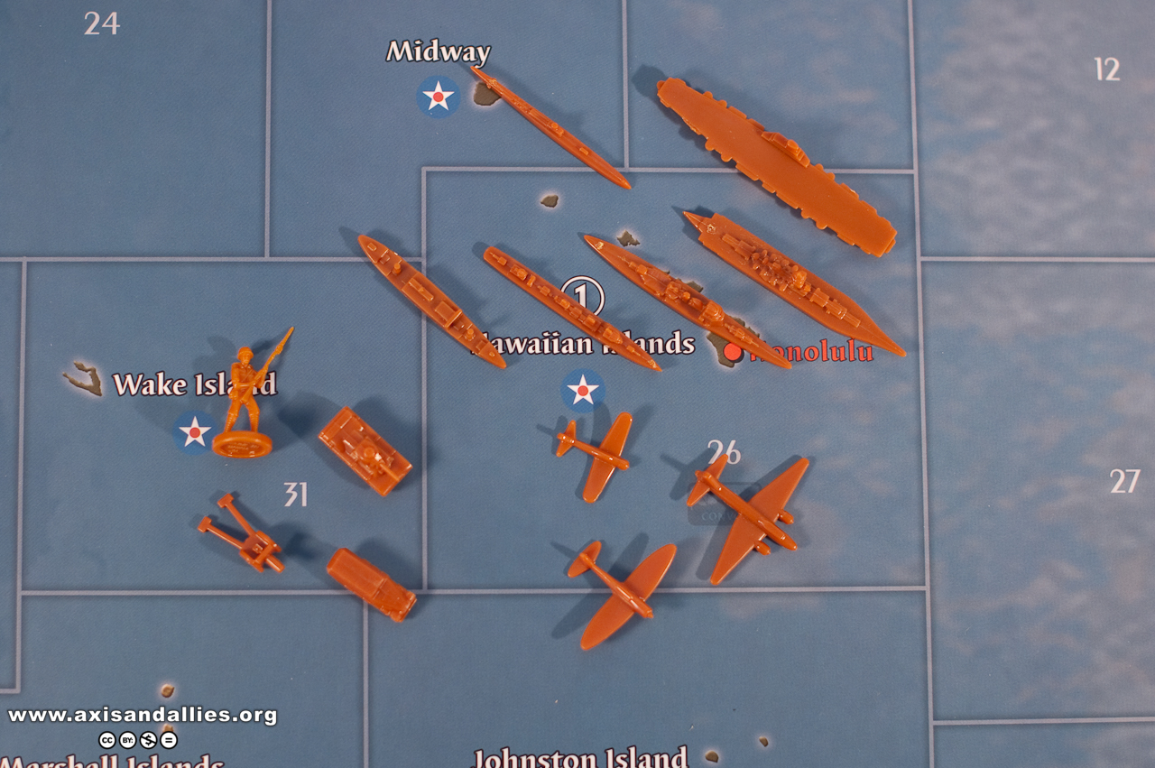 Image: Axis  Allies Pacific 1940 Japan Units (Top)