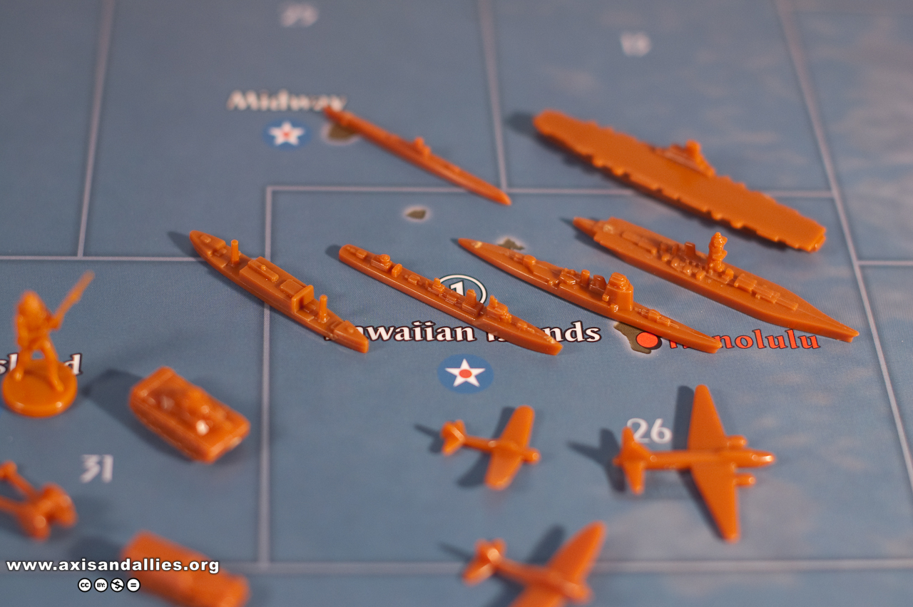 Image: Axis  Allies Pacific 1940 Japan Naval Units