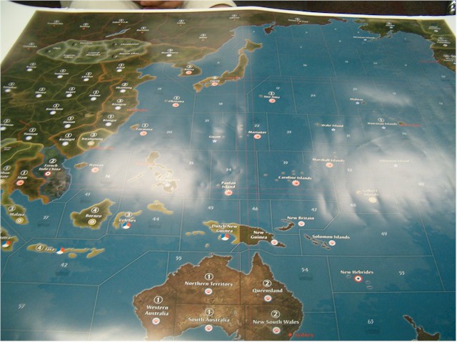 Axis & Allies Pacific Map 1 2598
