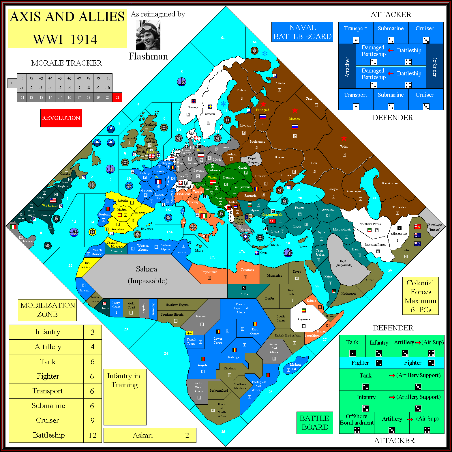 1914 map tweaks | Axis & Allies .org Forums