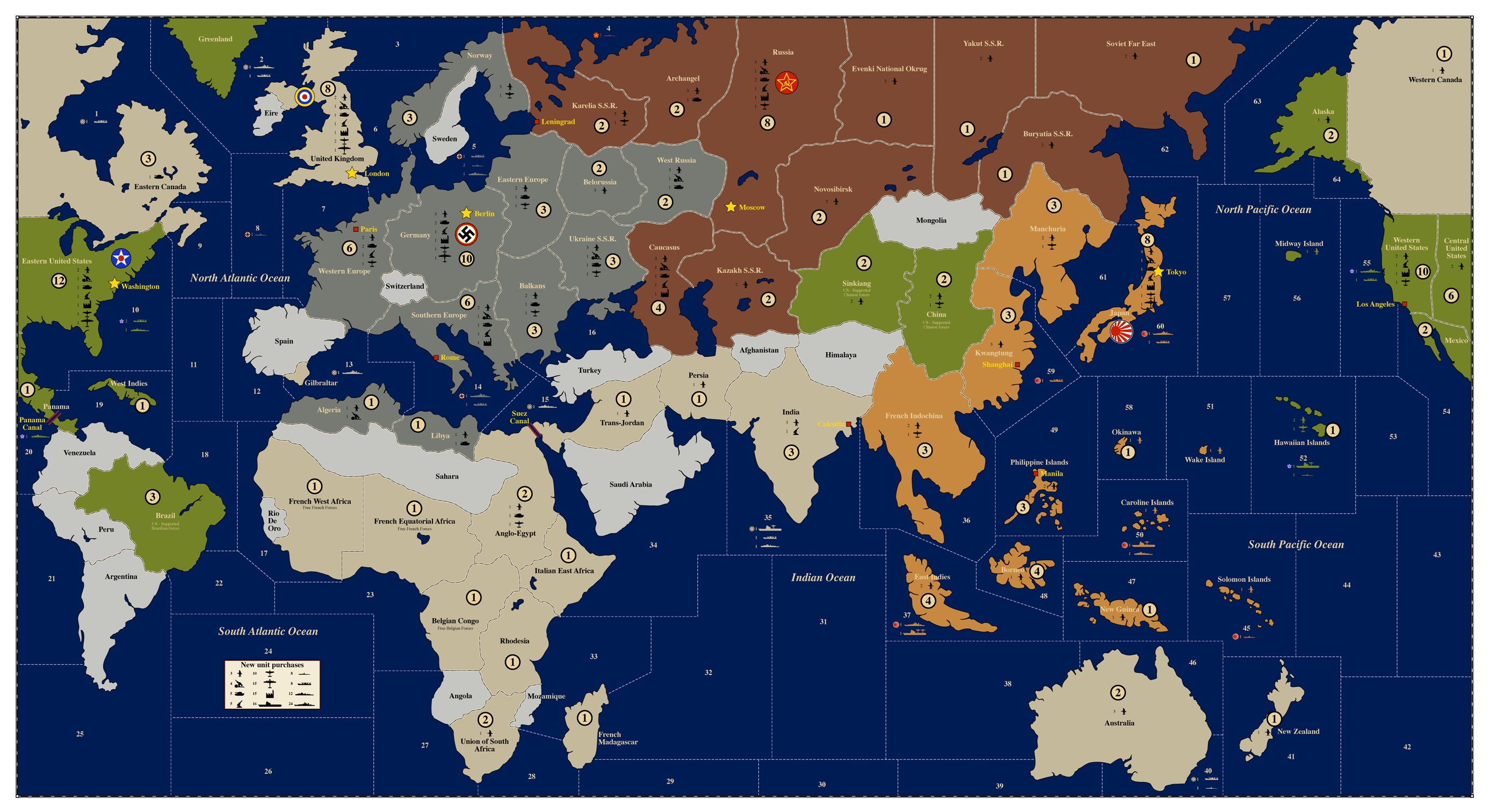 Axis And Allies Chart