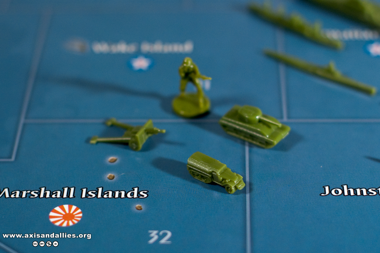 Axis & Allies Pacific 1940 USA Land 2692