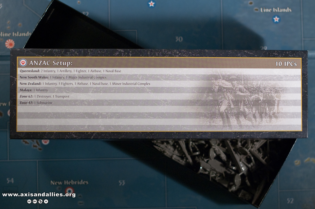 Axis & Allies Pacific 1940 ANZAC Setup 2713